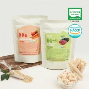 [주식회사오늘도] 오늘도 부드러운 아기과자 7봉 유기농쌀과자 봉봉팝 스틱